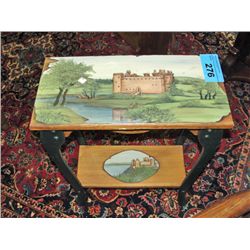 Hand painted side table