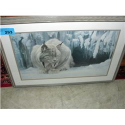 Framed robert bateman print