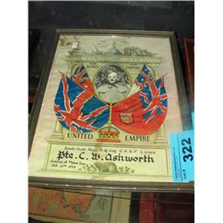 Framed european war for king and empire military