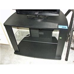 Black TV stand