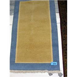 Approx 3F by 5F wool area rug