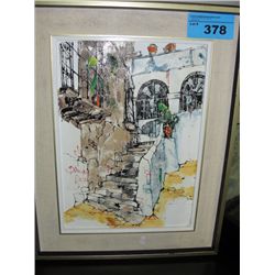 FRamed original oil on board painting signed