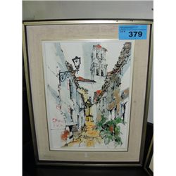 FRamed original oil on board painting signed