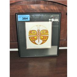 Framed limited edition west coast native print