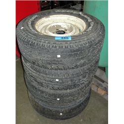 Set of 4 BF goodrich P235/75 R15 with chevrolet