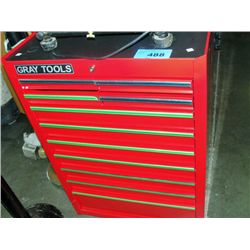 Grey tools mechanics tool chest