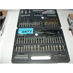 Drill bit and driver set