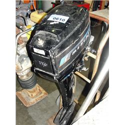 Mercury marine 110 outboard boat motor with dolly