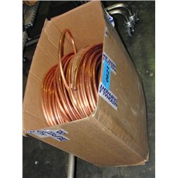 Box full of copper tubing