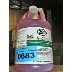 One 4L container of ZEP nuetral cleaner
