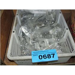 Box full of stainless snap studs