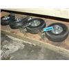 Image 1 : Set of 4 large heavy duty casters