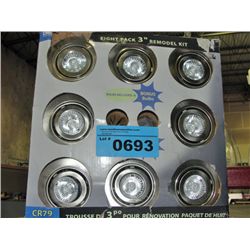 8pack 3" remodel light kit