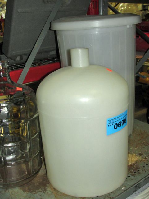 3 beer/ wine making containers