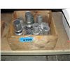 Image 1 : Wood crate of large water hose cuplings and