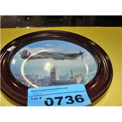 Limited edition war plane collectors plate