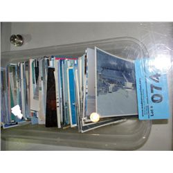 Box of vintage post cards