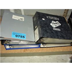 5 collectors sports card albums filled with sports