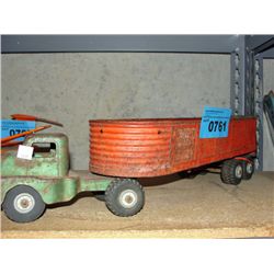 Vintage structo toys toy truck and trailer