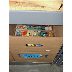 ONe box of vintage comics