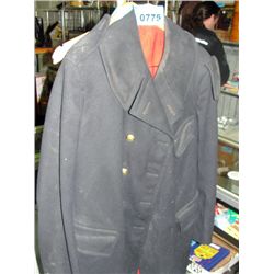 Blue canadian military coat