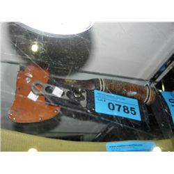 Hatchett and throwing knife