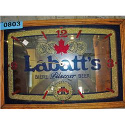 Lebatts beer advertisment clock