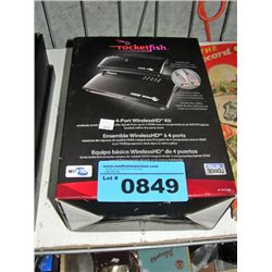 Rocketfish 4port wireless HD kit