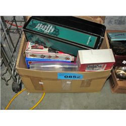 Box full of assorted collectors trading cards