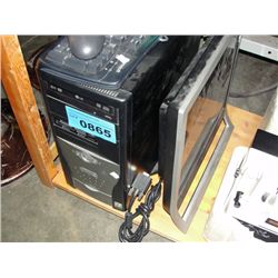 LG computer tower with sony moniter