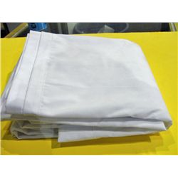 One new white king size topsheet