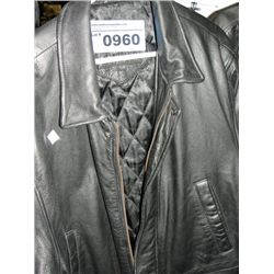 Black leather jacket