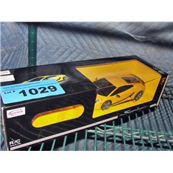 Rastar radio controlled yellow super leggera radio