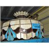 Image 1 : Leaded stained glass hanging light