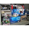 Image 1 : Shelf lot of assorted radio controlled helicopters
