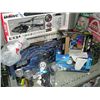 Image 1 : Shelf lot of radio controlled cars and helicopters