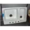 Image 1 : Heavy metal double sink