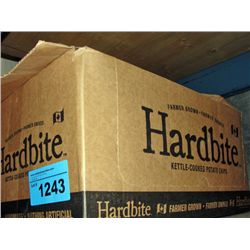 One box of hardbite potato chips