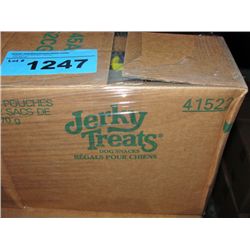 One case of jerky treats dog snacks