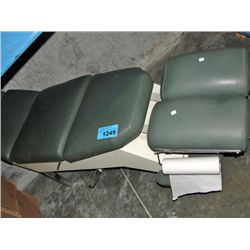 Examination room stirrup table