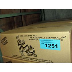 One case of hardbite potato chips