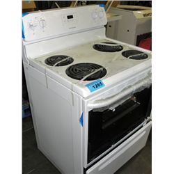 Frigidiare white stove