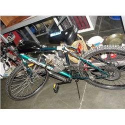 CCM bike with gas powered conversion kit