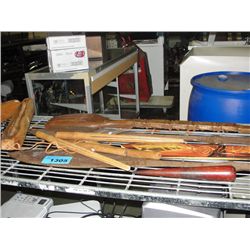 Shelf lot of assortive decorative wooden