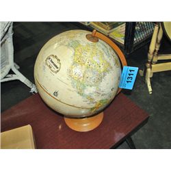 Vintage world globe