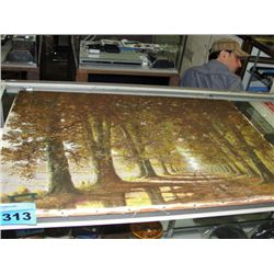 original oil on canvas painting