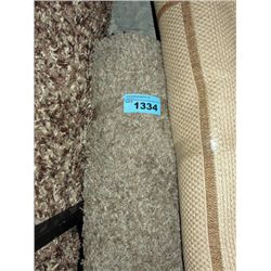 Beige shag area rug