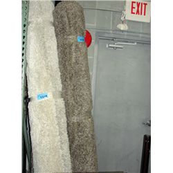 Large multi colored beige shag area rug