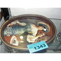 3 pepsi cola tin serving trays