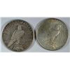 Image 2 : ( 2 ) NICE CIRCULATED PEACE DOLLARS, 1923-S AND 1926-S